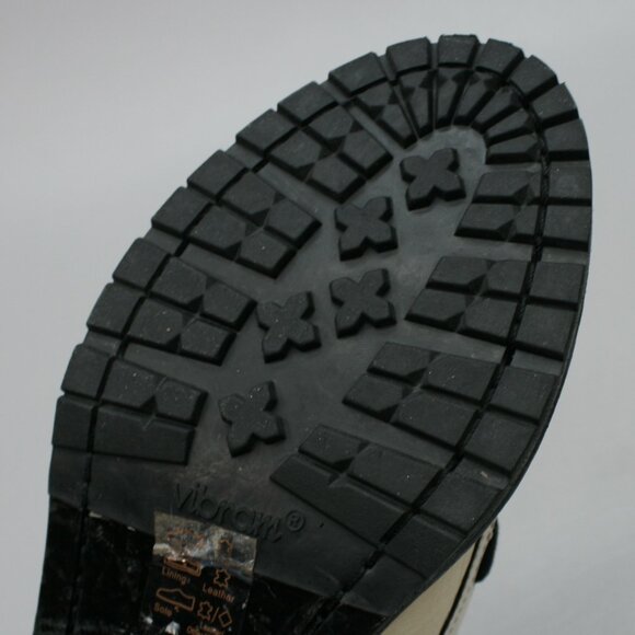 Rag & Bone 35 Ladies 5 Cannon Antique White Crinkle Lace & Zipper Combat Booties - Picture 9 of 12